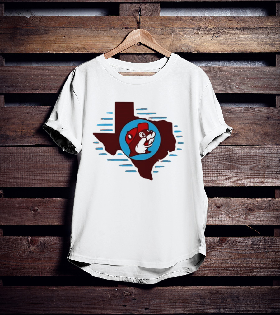 Buc Ees Texas Beaver Icon State Outline Trending T-Shirt