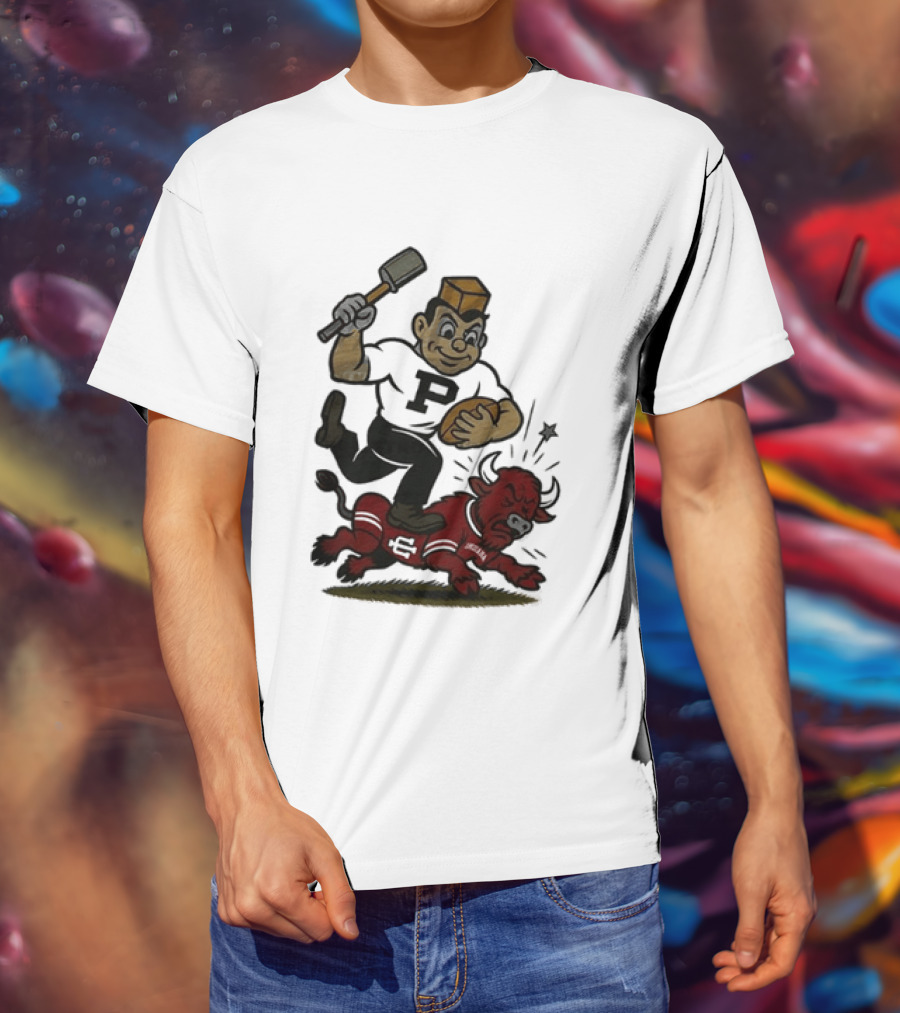Purdue Boilermakers Crush Indiana Hoosiers NCAA Football Rivalry Victory T-Shirt