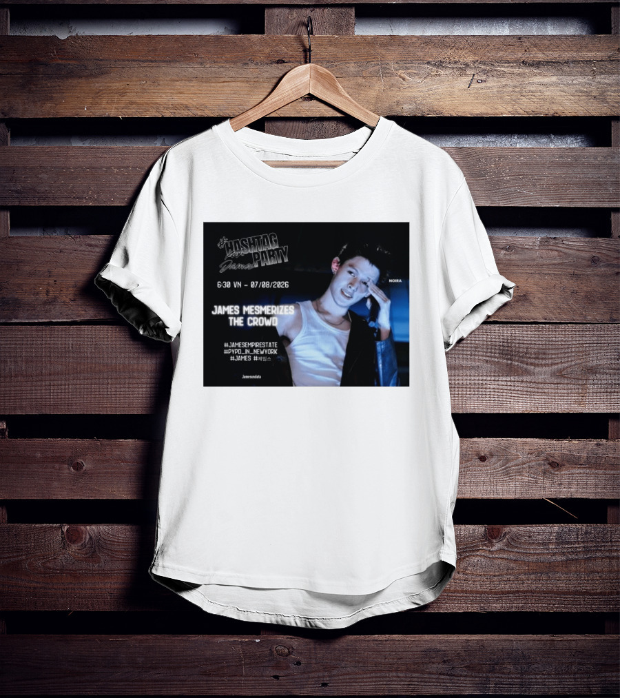 Hashtag Party With James PYPD Tour New York Crowd Mesmerized 07/08/2026 T-Shirt
