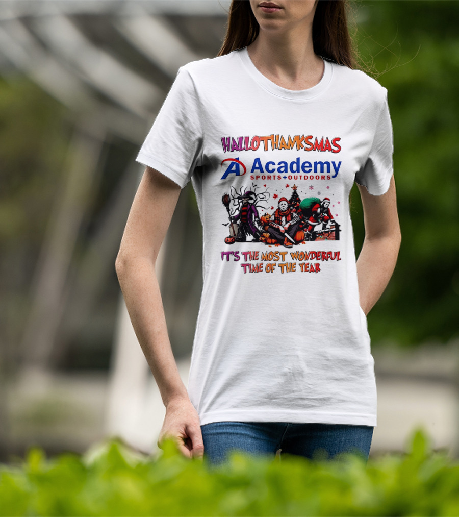 Hallothanksmas Academy Sports Outdoors It's The Most Wonderful Time T-Shirt
