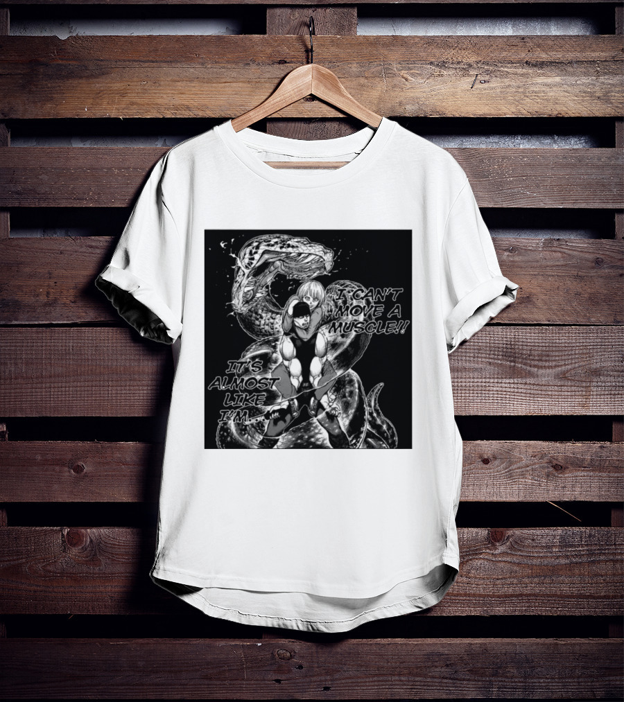 I Can't Move A Muscle It's Almost Like I'm Imai Cosmo Manga Snake Scene T-Shirt