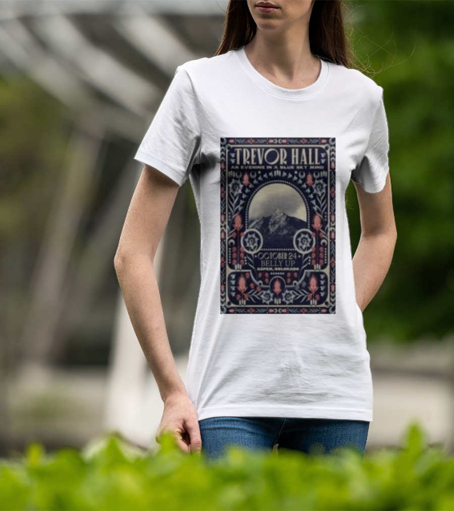 Trevor Hall An Evening In A Blue Sky Mind At Belly Up Aspen Colorado October 24 2025 T-Shirt