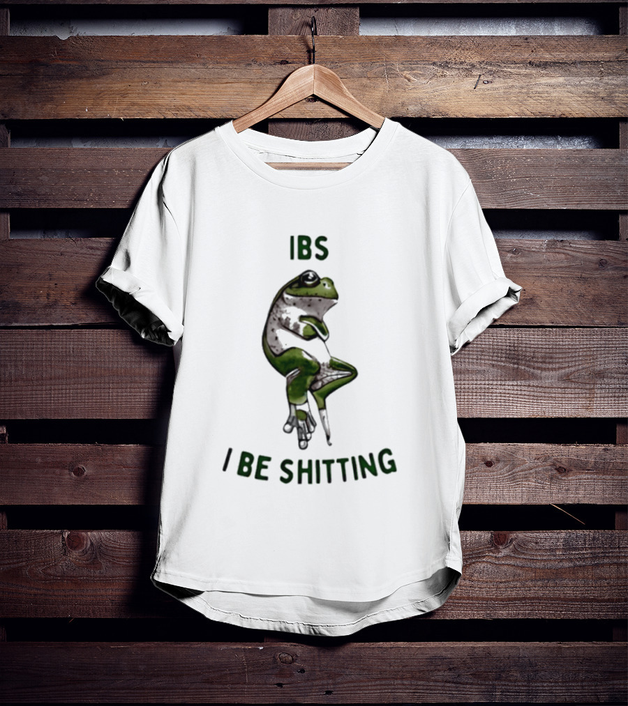 IBS I Be Shitting Frog Christmas T-Shirt