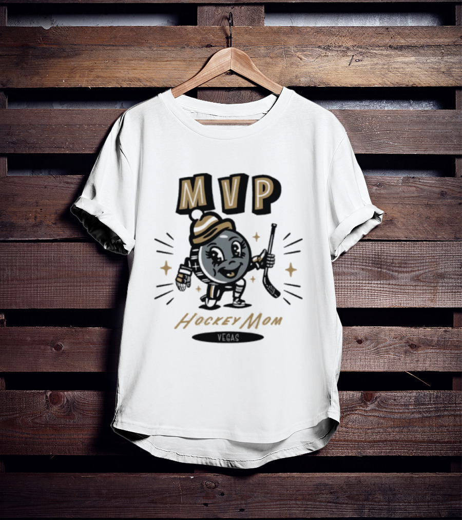 Original Vegas Golden Knights MVP Hockey Mom 2025 T-Shirt