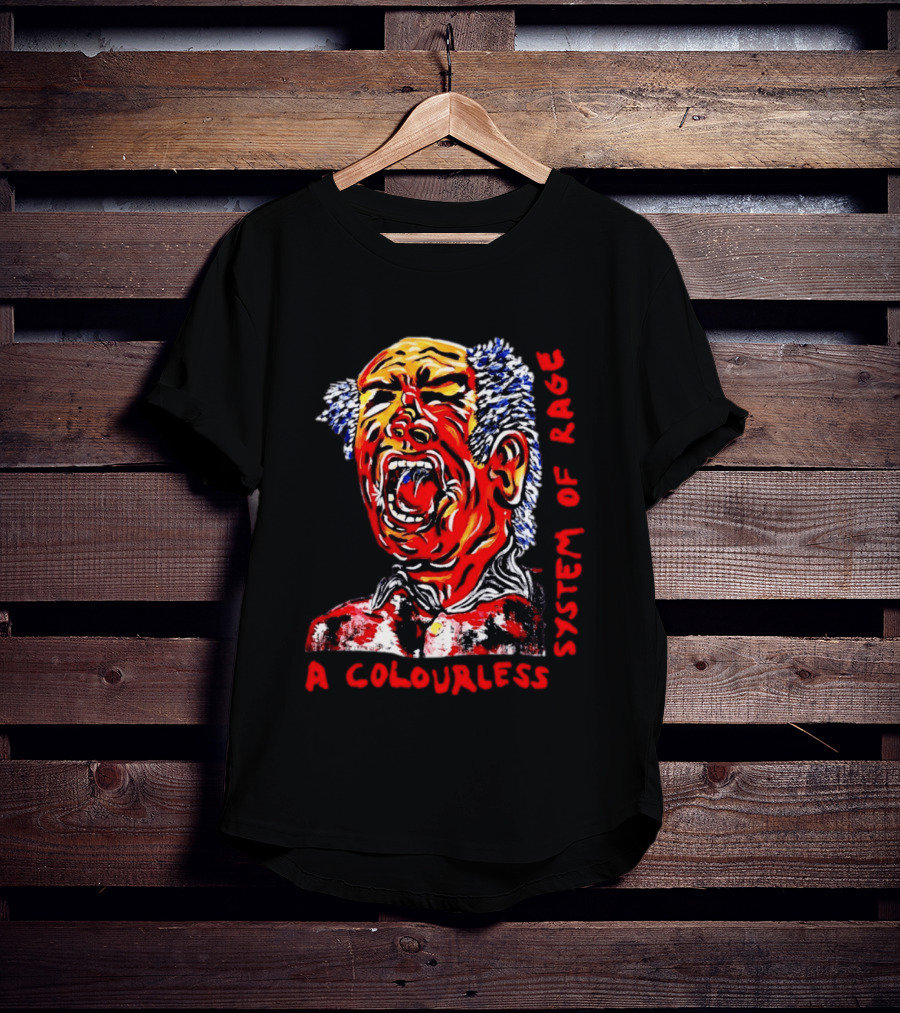 A Colourless System Of Rage Screaming Face T-Shirt