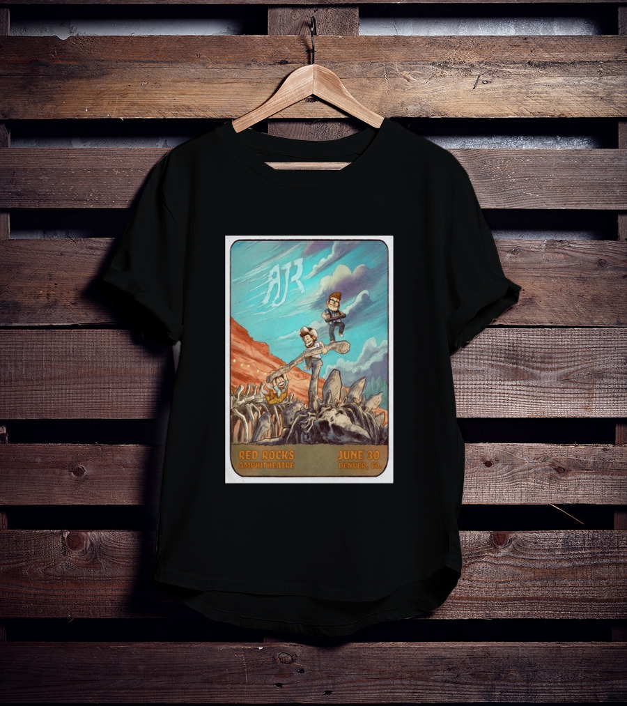 AJR Red Rocks Amphitheatre Denver June 30 2026 Morrison CO T-Shirt