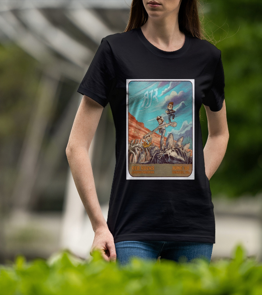 AJR Red Rocks Amphitheatre Denver June 30 2026 Morrison CO T-Shirt