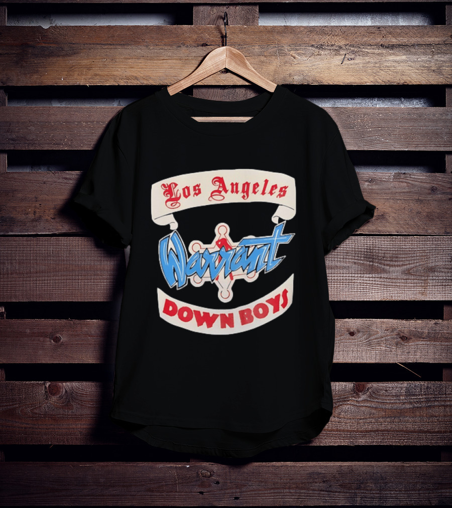 Los Angeles Warrant Down Boys Iconic Music Group T-Shirt