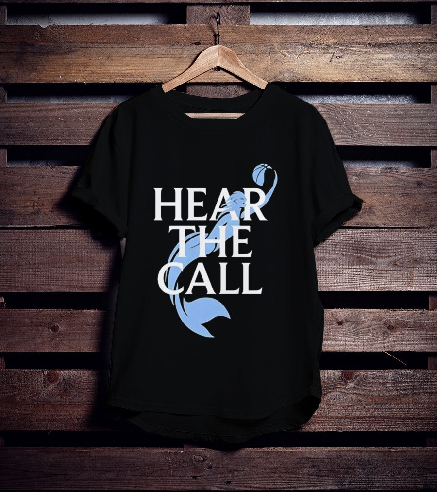 Hear The Call Mermaid Basketball Sports T-Shirt