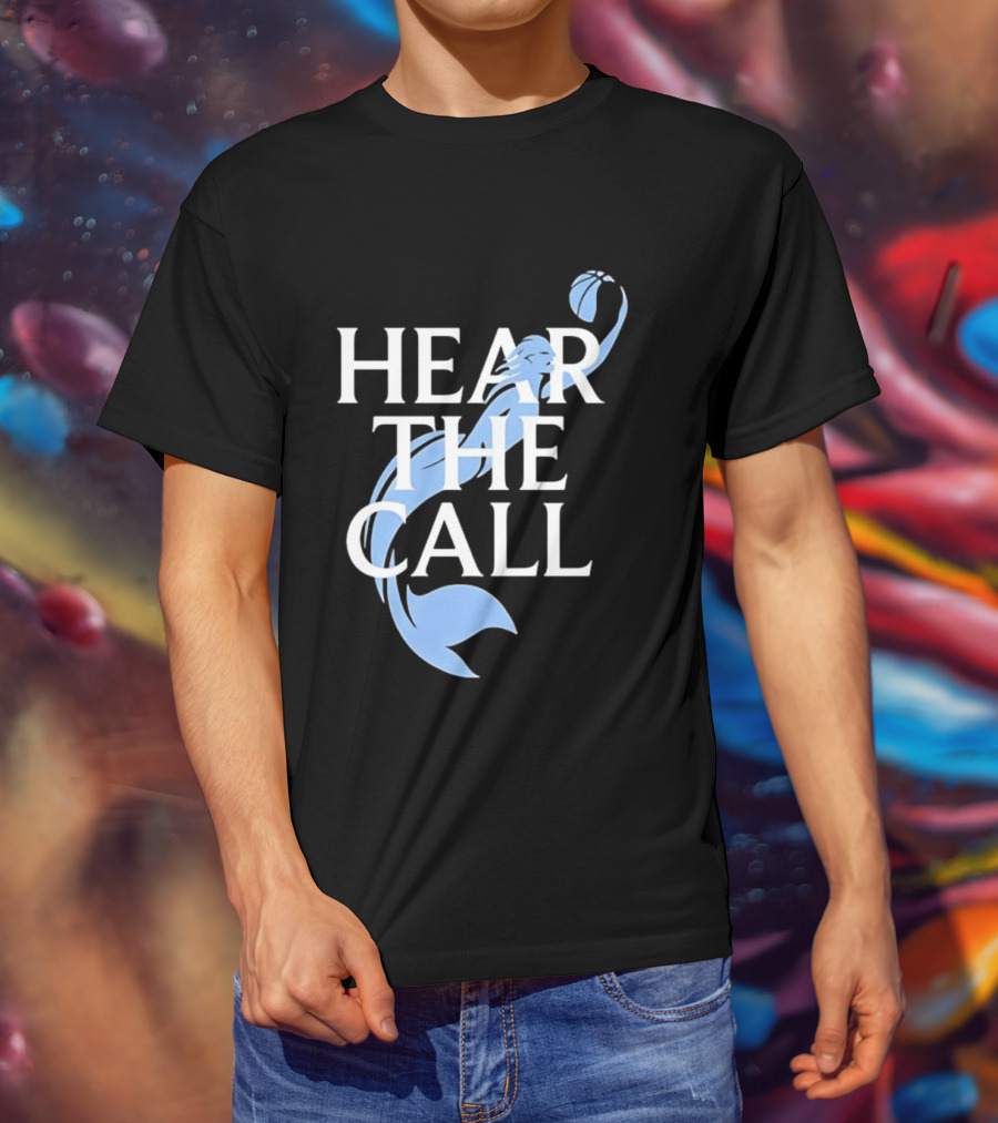Hear The Call Mermaid Basketball Sports T-Shirt