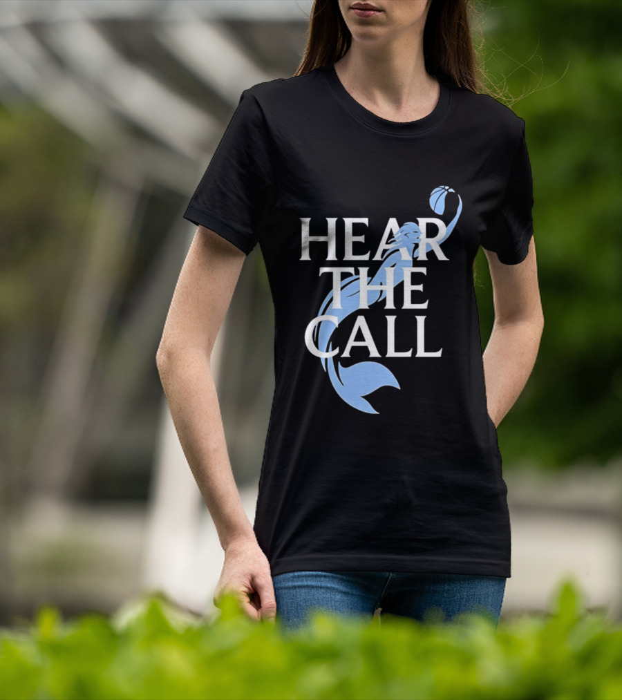 Hear The Call Mermaid Basketball Sports T-Shirt
