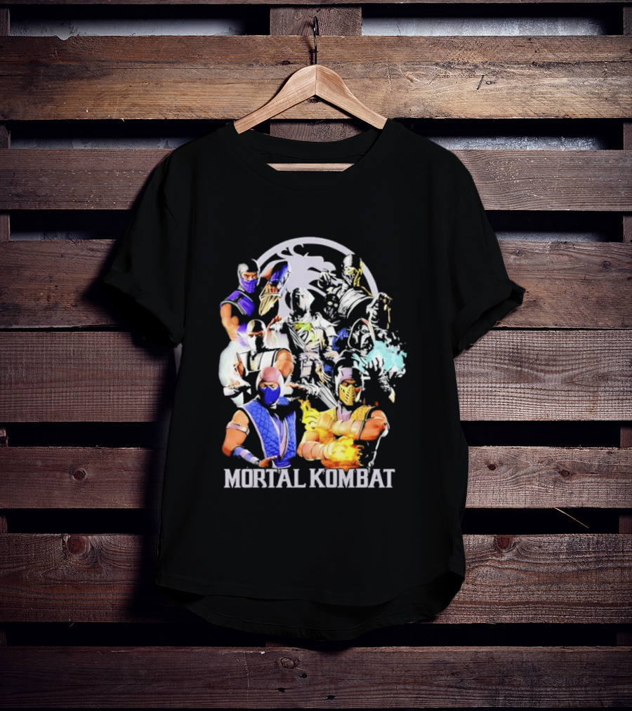 Mortal Kombat Sub Zero Ninja Characters Group T-Shirt