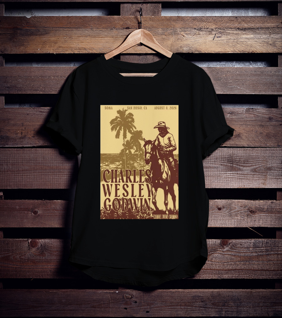 SOMA San Diego CA August 8 2026 Charles Wesley Godwin With Lilly Hiatt T-Shirt