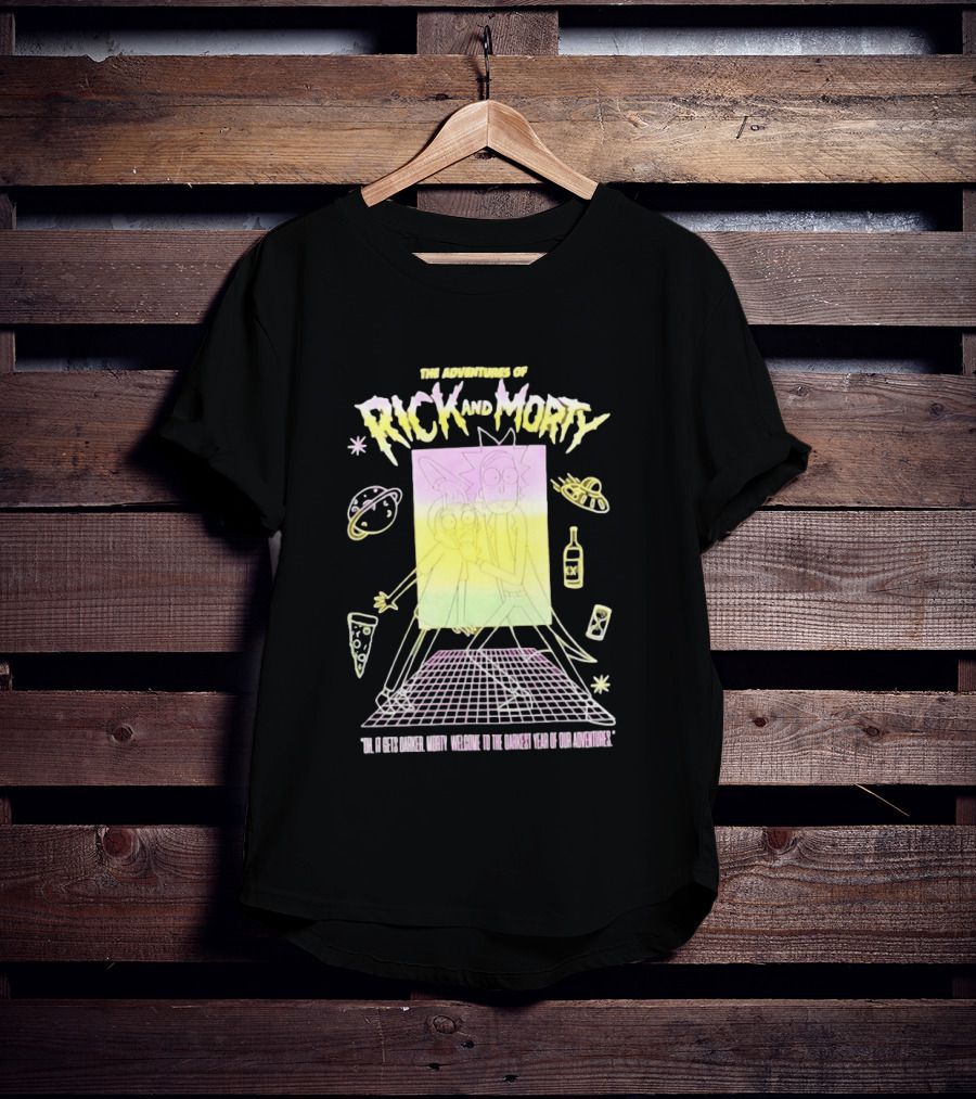 The Adventures Of Rick And Morty Welcome To The Darkest Year Of Our Adventures T-Shirt