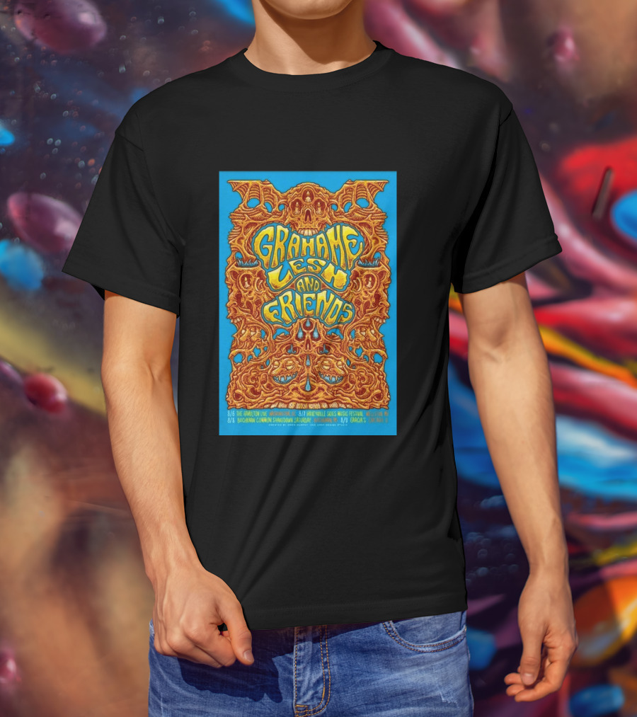 Grahame Lesh And Friends Tour August 2026 Hamilton Annapolis Ridgefield Buchanan Common Garcia's T-Shirt