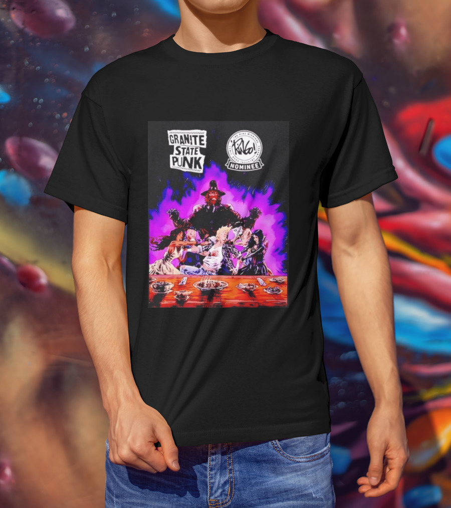 Granite State Punk Mike Wieringo Comic Book Industry Awards Nominee Vibrant Comic T-Shirt