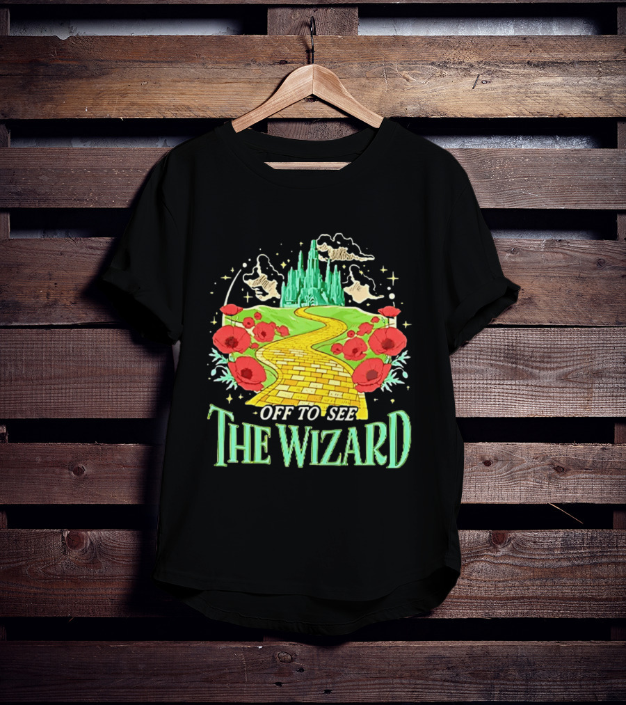Off To See The Wizard Yellow Brick Road Fantasy Longsleeve T-Shirt