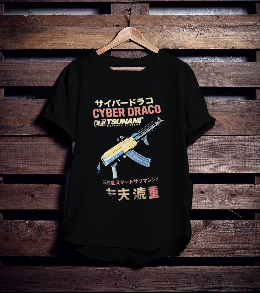 CYBER DRACO TSUNAMI Defense Systems Zastava M92 T-Shirt