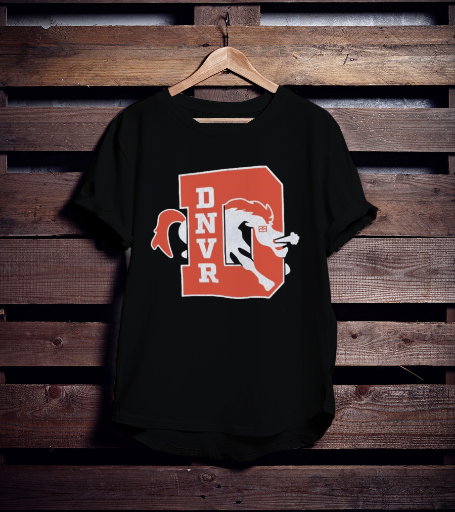 DNVR Denver Broncos Retro Horse Head T-Shirt