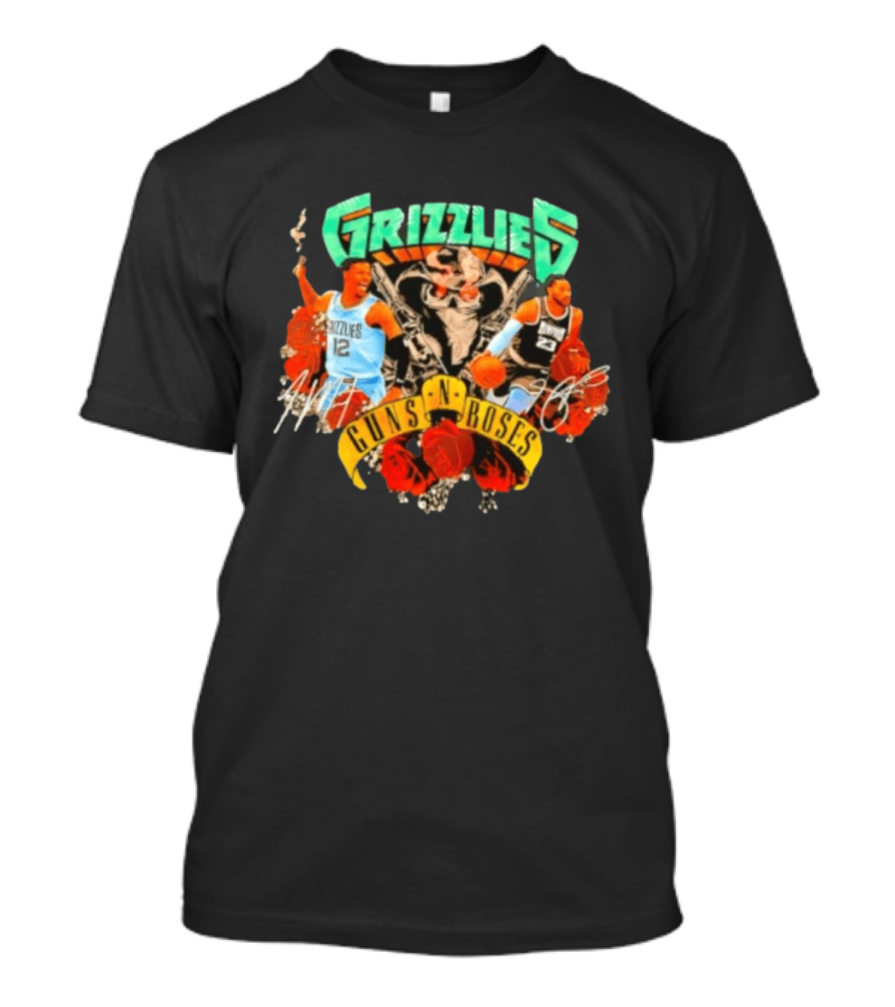 Guns N' Roses Grizzlies Ja Morant Memphis Basketball T-Shirt