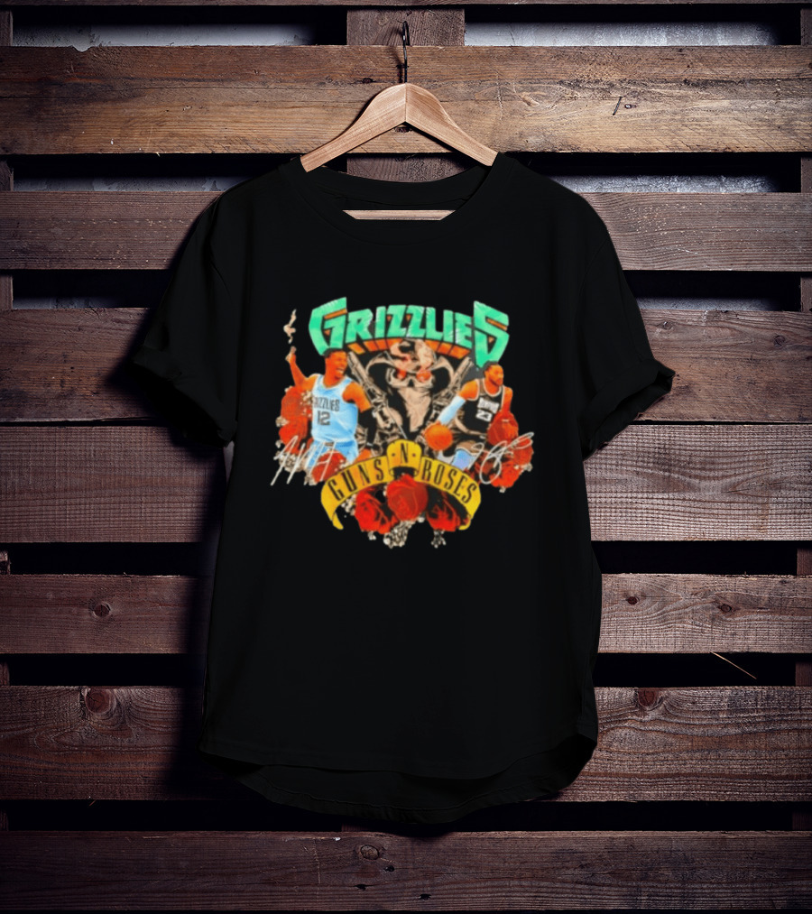 Guns N' Roses Grizzlies Ja Morant Memphis Basketball T-Shirt