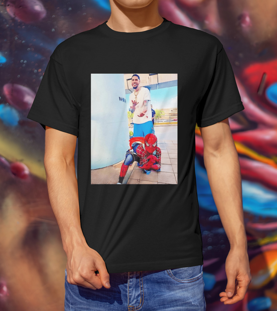 Jayson Tatum Spider Man Boston Celtics T-Shirt