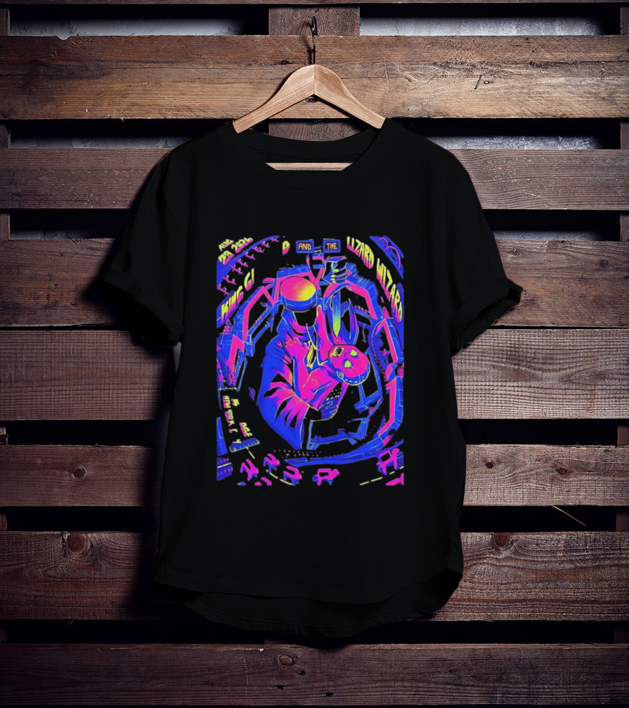 King Gizzard And The Lizard Wizard Aug 23 2024 New York City KS Bridge Concert T-Shirt