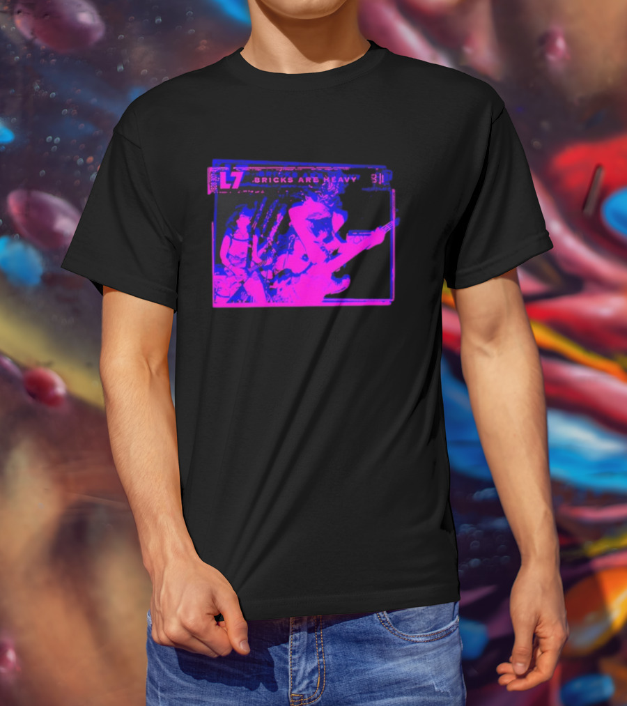 L7 Bricks Are Heavy Band Grunge Alternative Rock Album Cover T-Shirt