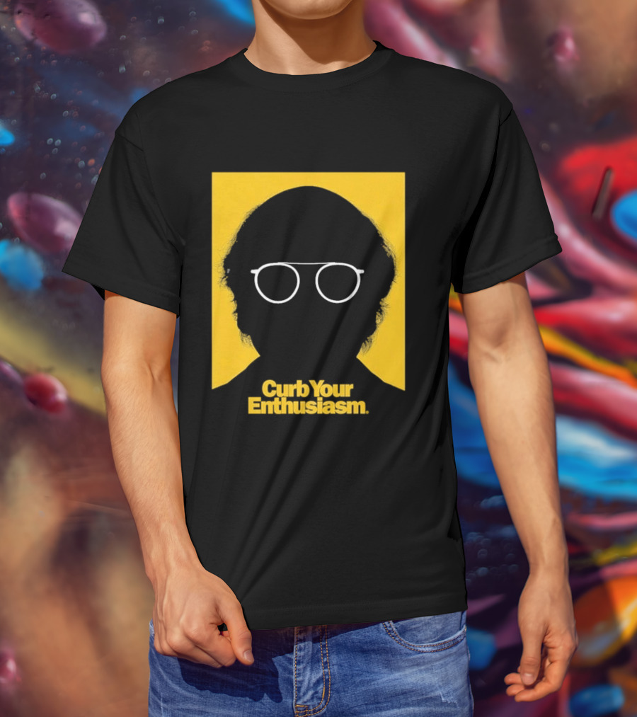 Curb Your Enthusiasm Larry David Silhouette Glasses T-Shirt