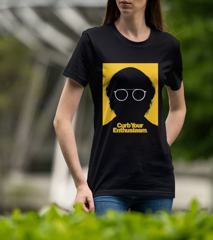 Curb Your Enthusiasm Larry David Silhouette Glasses T-Shirt