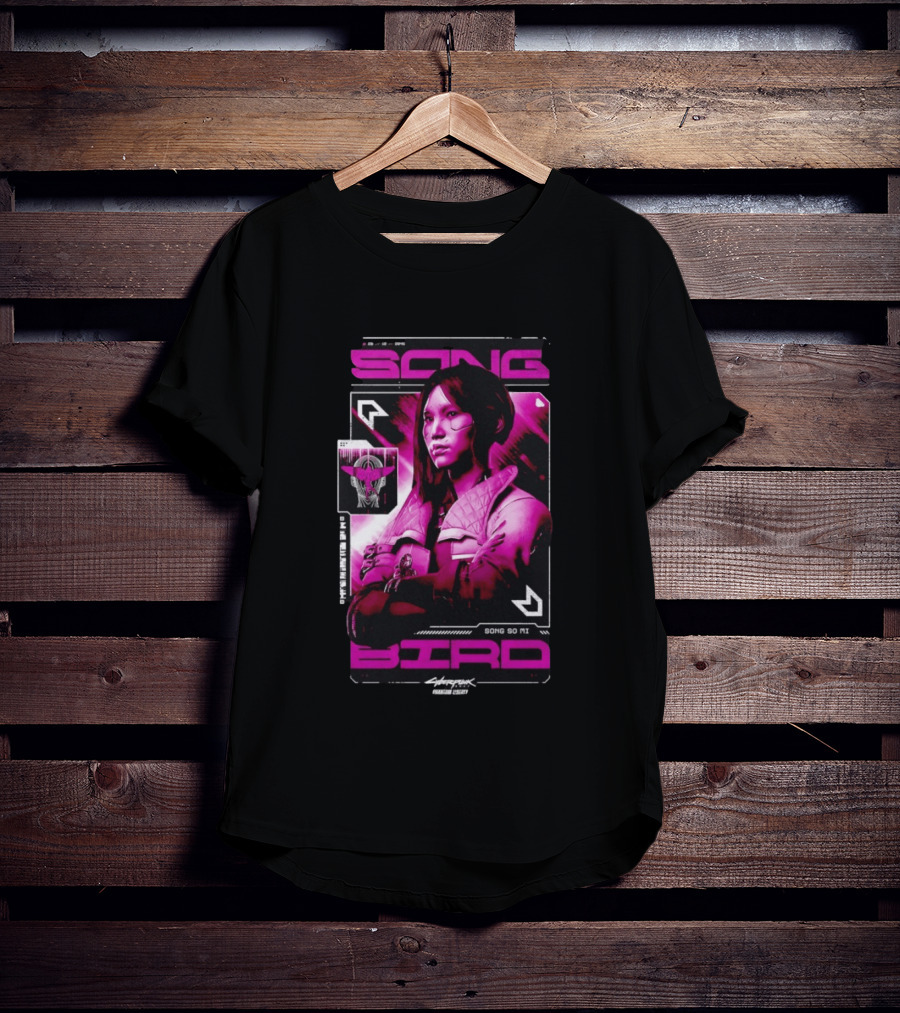 Songbird Song So Mi Cyberpunk 2077 Phantom Liberty T-Shirt