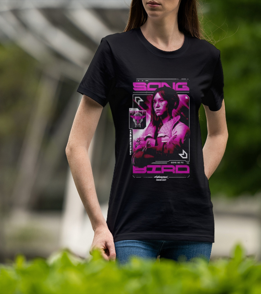 Songbird Song So Mi Cyberpunk 2077 Phantom Liberty T-Shirt
