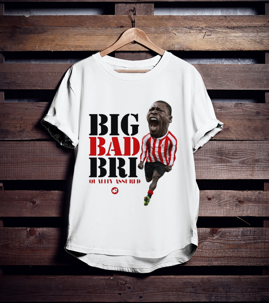Big Bad Bri Quality Assured Sunderland AFC Caricature T-Shirt