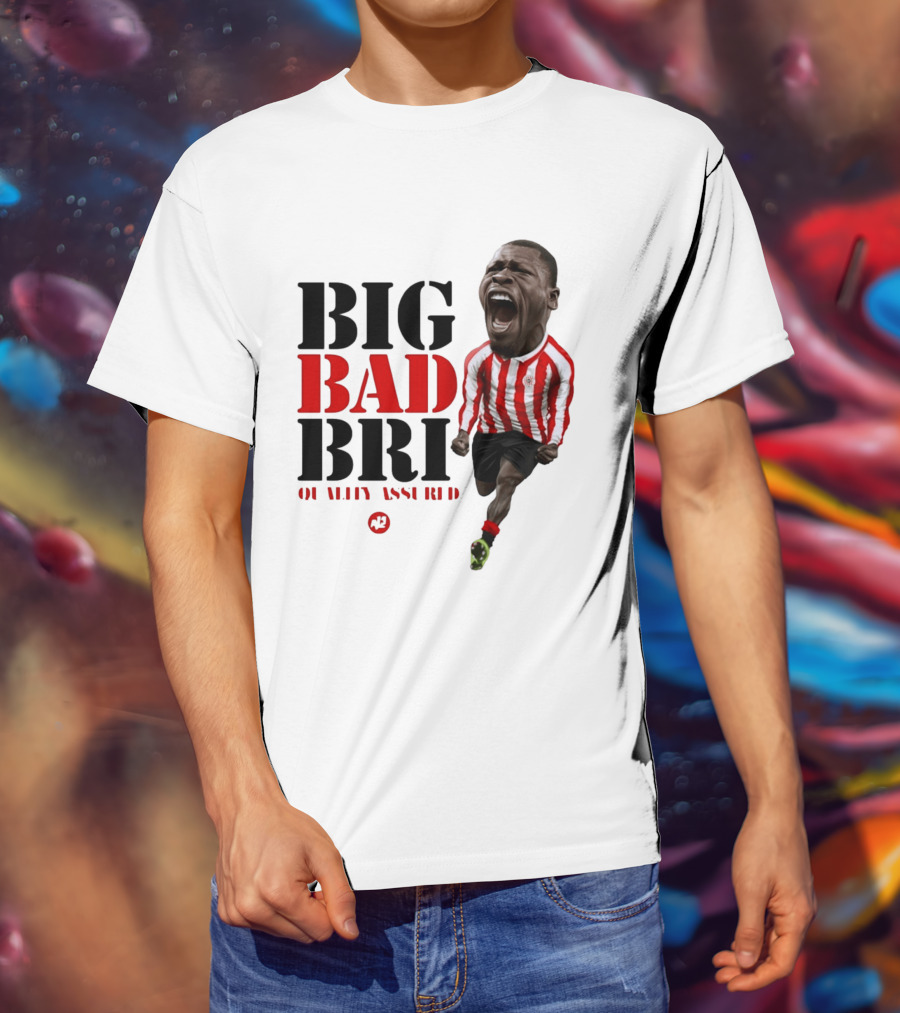 Big Bad Bri Quality Assured Sunderland AFC Caricature T-Shirt