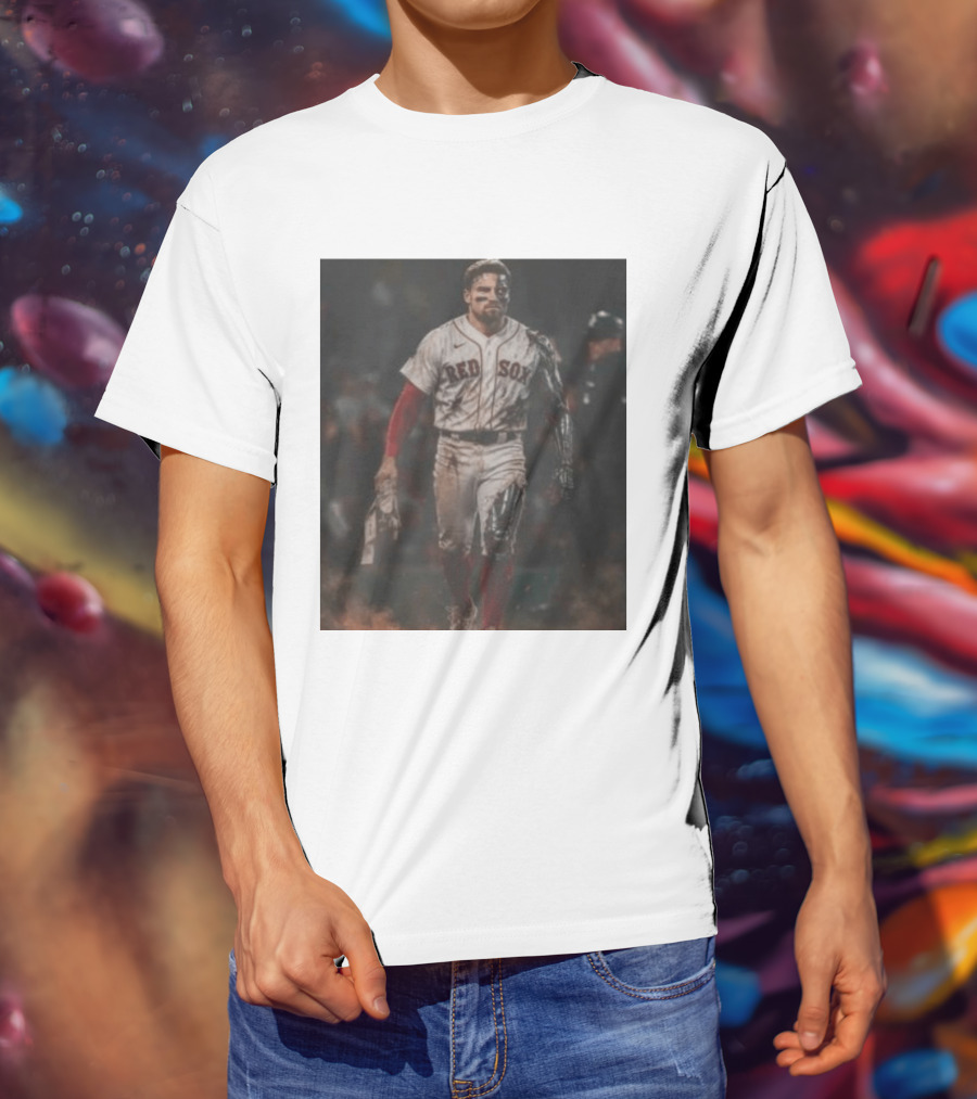 Caleb Durbin The Durbinator Red Sox Cyborg Player T-Shirt