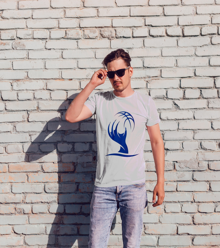 Cleveland Sirens The Claw Basketball Blue Wave T-Shirt