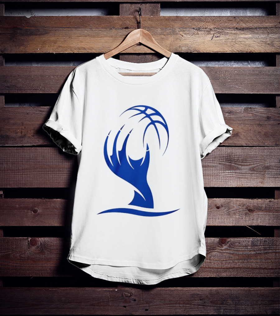 Cleveland Sirens The Claw Basketball Blue Wave T-Shirt