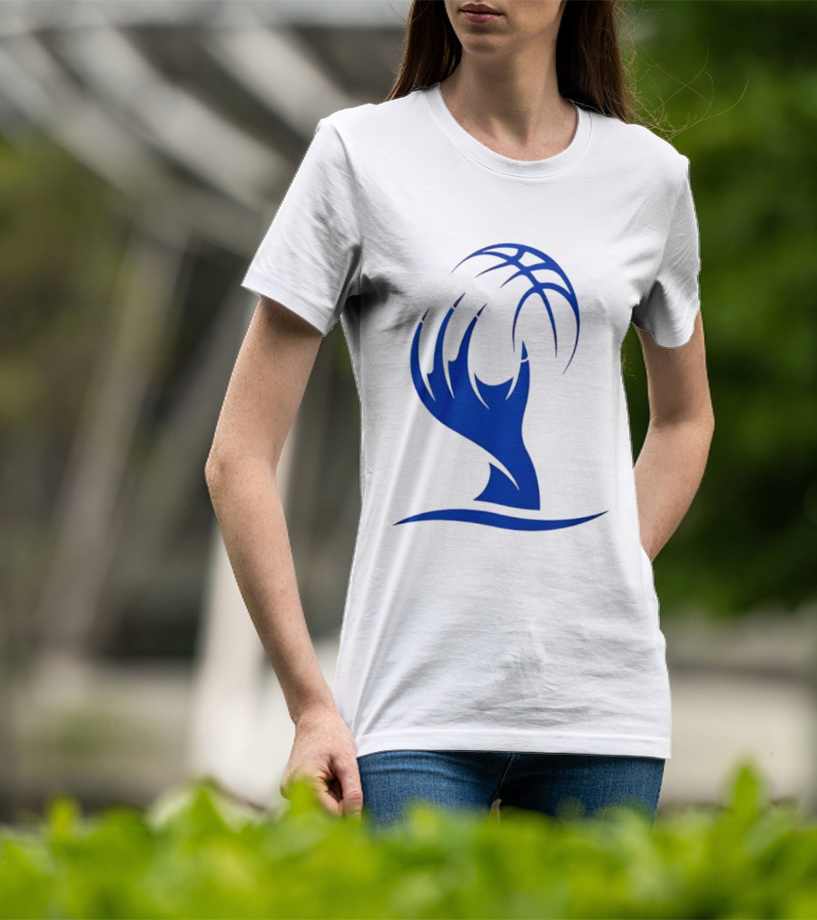 Cleveland Sirens The Claw Basketball Blue Wave T-Shirt