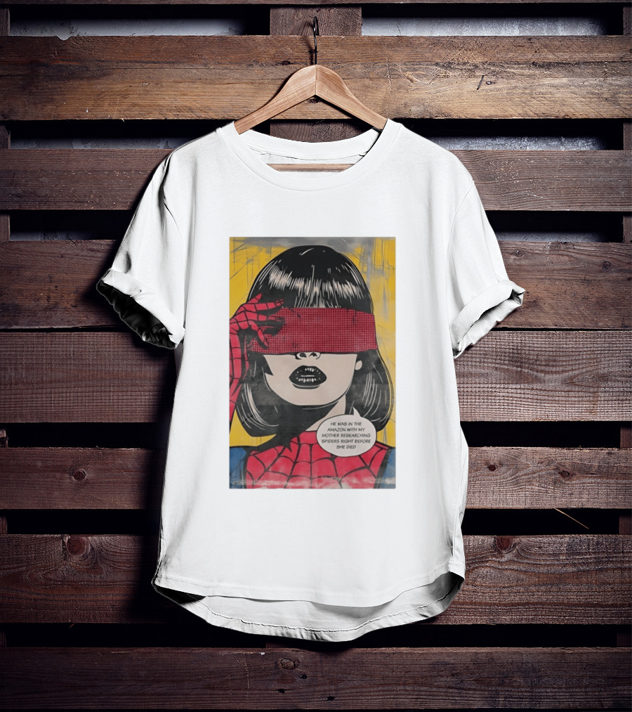 Madame Web He Was In The Amazon With My Mother Researching Spiders Right Before She Died T-Shirt