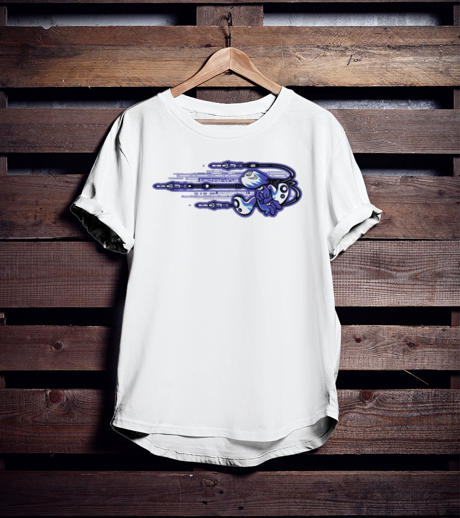 Techno Virus Digitalvirus No1 Cyber Character With Circuit T-Shirt