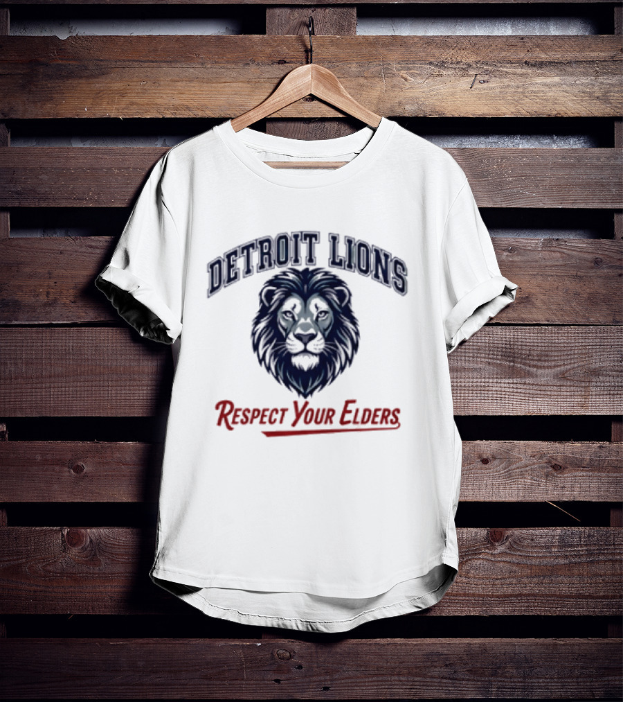 Detroit Lions Respect Your Elders T-Shirt