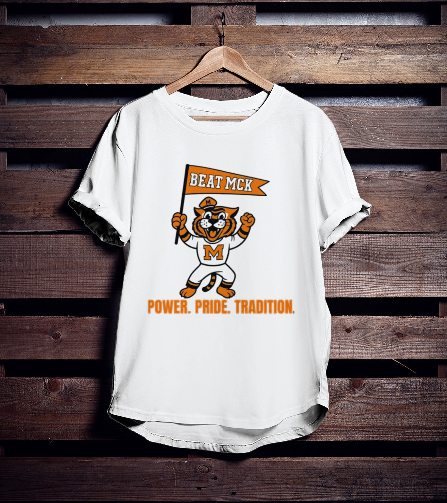 Beat McK Massillon Tigers Football Power Pride Tradition T-Shirt
