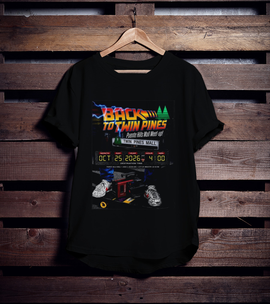 Back To Twin Pines Mall Meet Up October 25 2026 4:00 AM Puente Hills Mall T-Shirt