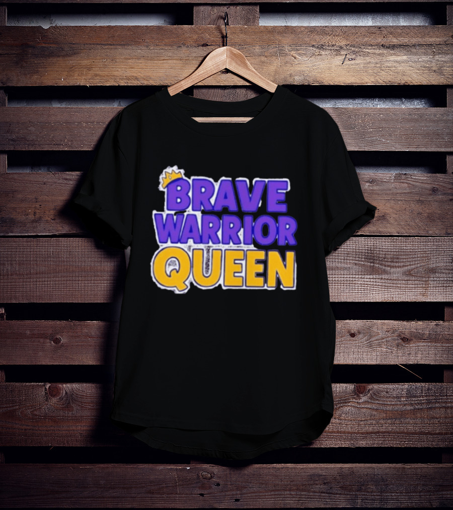 Brave Warrior Queen Crowned T-Shirt