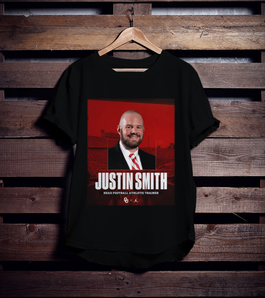 Justin Smith Oklahoma Head Football Athletic Trainer OU T-Shirt