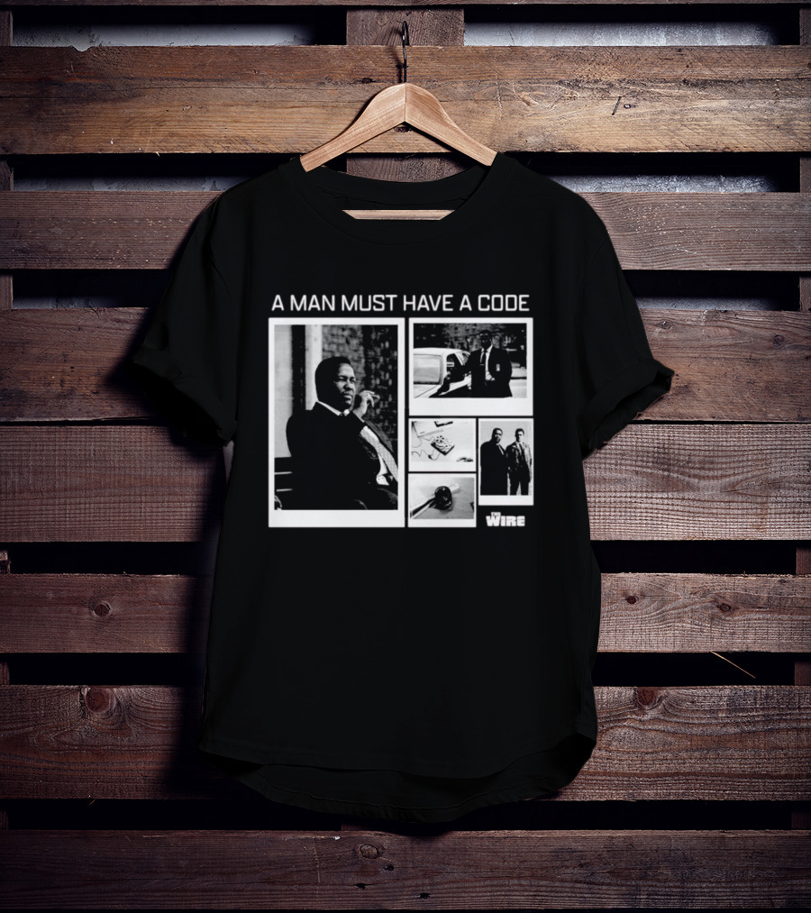 A Man Must Have A Code The Wire Oversized T-Shirt