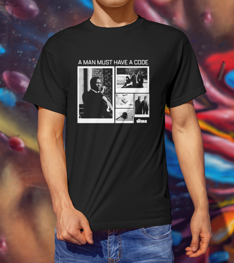 A Man Must Have A Code The Wire Oversized T-Shirt