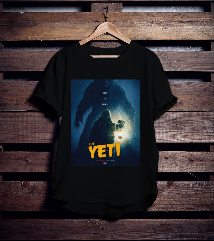 Fear Is Primal The Yeti A Shudder Exclusive AMC Lantern Shadowy Figure T-Shirt