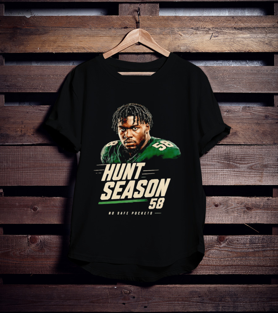 Nolan Smith Hunt Season 58 No Safe Pockets Philadelphia Eagles T-Shirt