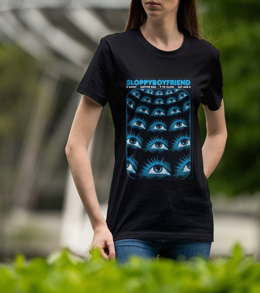 SloppyBoyfriend & Guest Jupiter Bar August 8 Eye T-Shirt